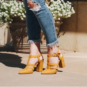 BC Terrance Mustard Heels